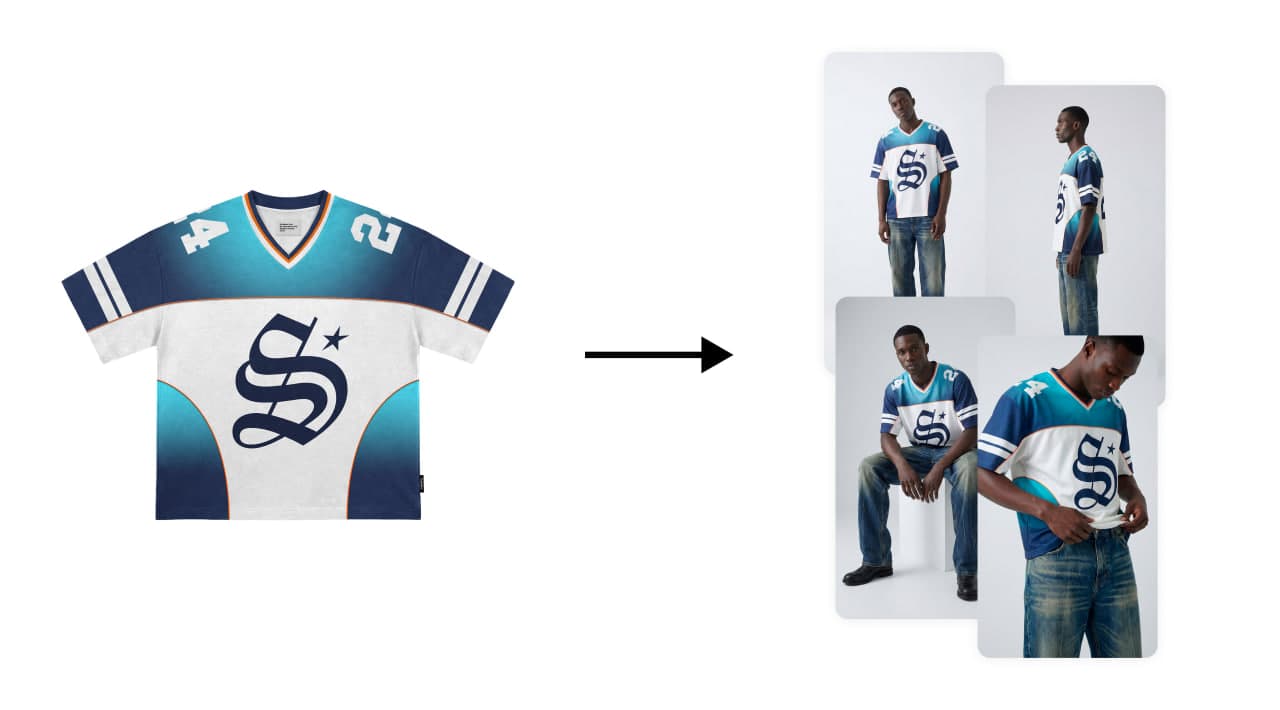 ИИ ФОТОСЕССИЯ СО СВОЕЙ ВЕЩЬЮ